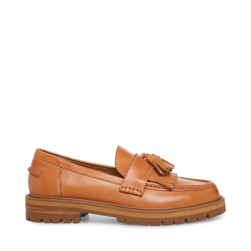 Loafers Steve Madden Minka Cuero Mujer Marrones | ES EQ4189